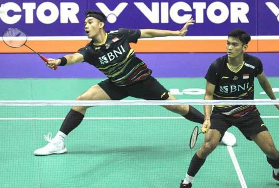 Menang Comeback, Bagas/Fikri Amankan Posisi di 16 Besar French Open 2023 Foto : Ist