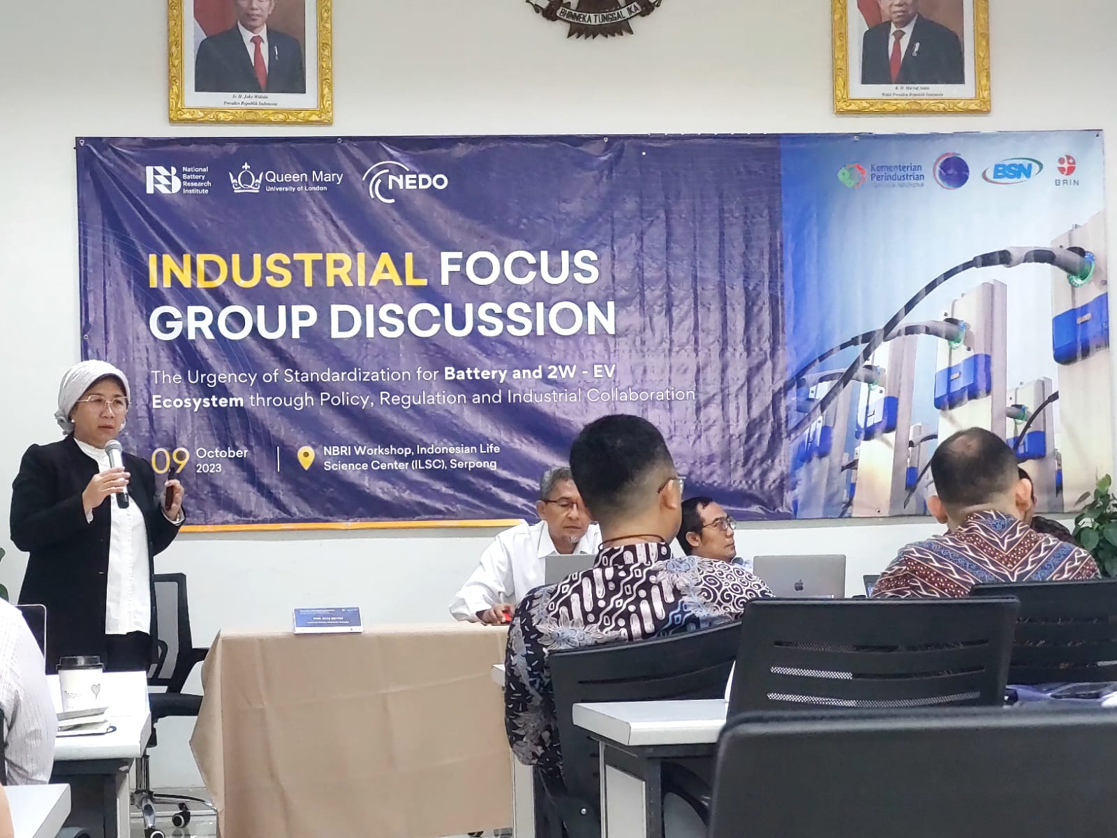 NBRI Bangun Kolaborasi, Tingkatkan Kualitas dan Standarisasi Industri Baterai di Indonesia Foto : Ist