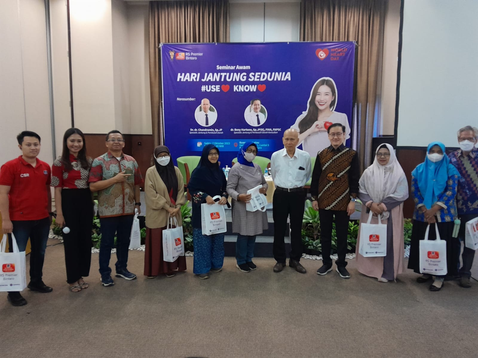 Peringati Hari Jantung Sedunia, RS Premier Bintaro Beri Penyuluhan ke Masyarakat Foto : Ist
