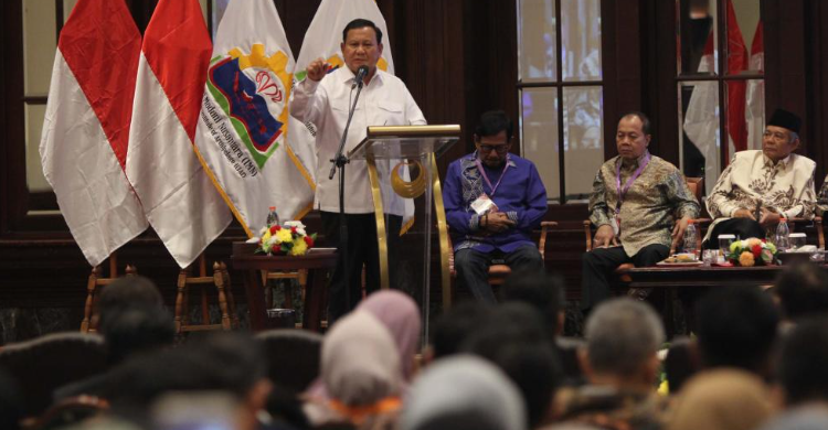 Prabowo Terbiasa Dihujat Dan Difitnah Foto : Ist