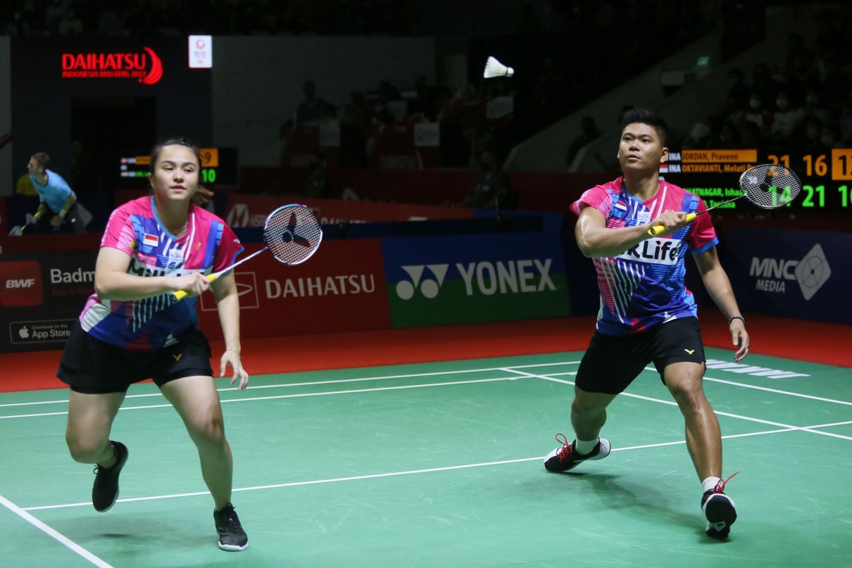 Praveen/Melati Gagal Melaju ke 16 Besar Denmark Open 2023 Foto : Ist