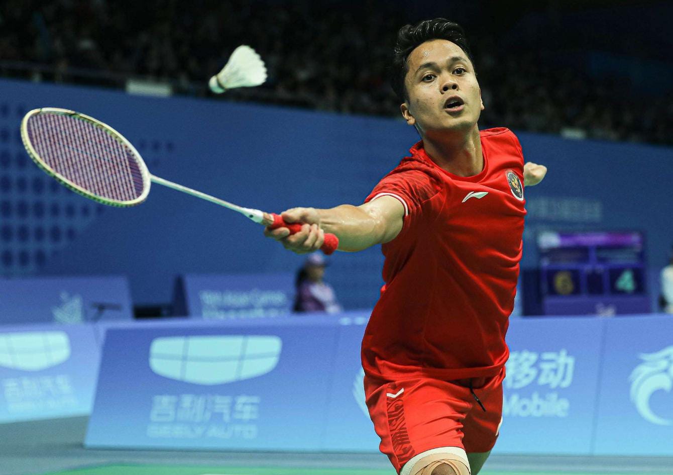 Rubber Game! Ginting Melangkah ke 16 Besar French Open 2023 Foto : Ist