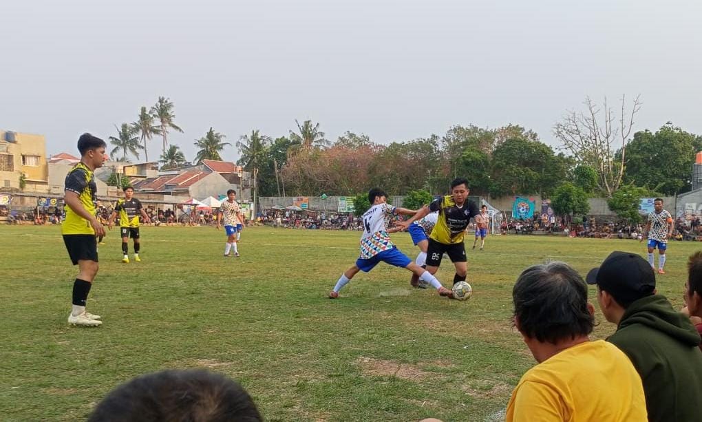 DB Sports memenangi laga atas 69 FC dengan skor tipis 1-0.(Foto: Red/tangselpos.id).