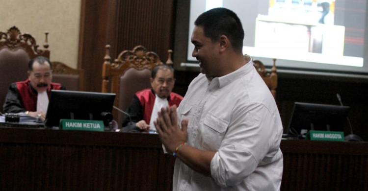 Sidang Kasus BTS, Menteri Dito Bersih-bersih Di Pengadilan Foto : Ist