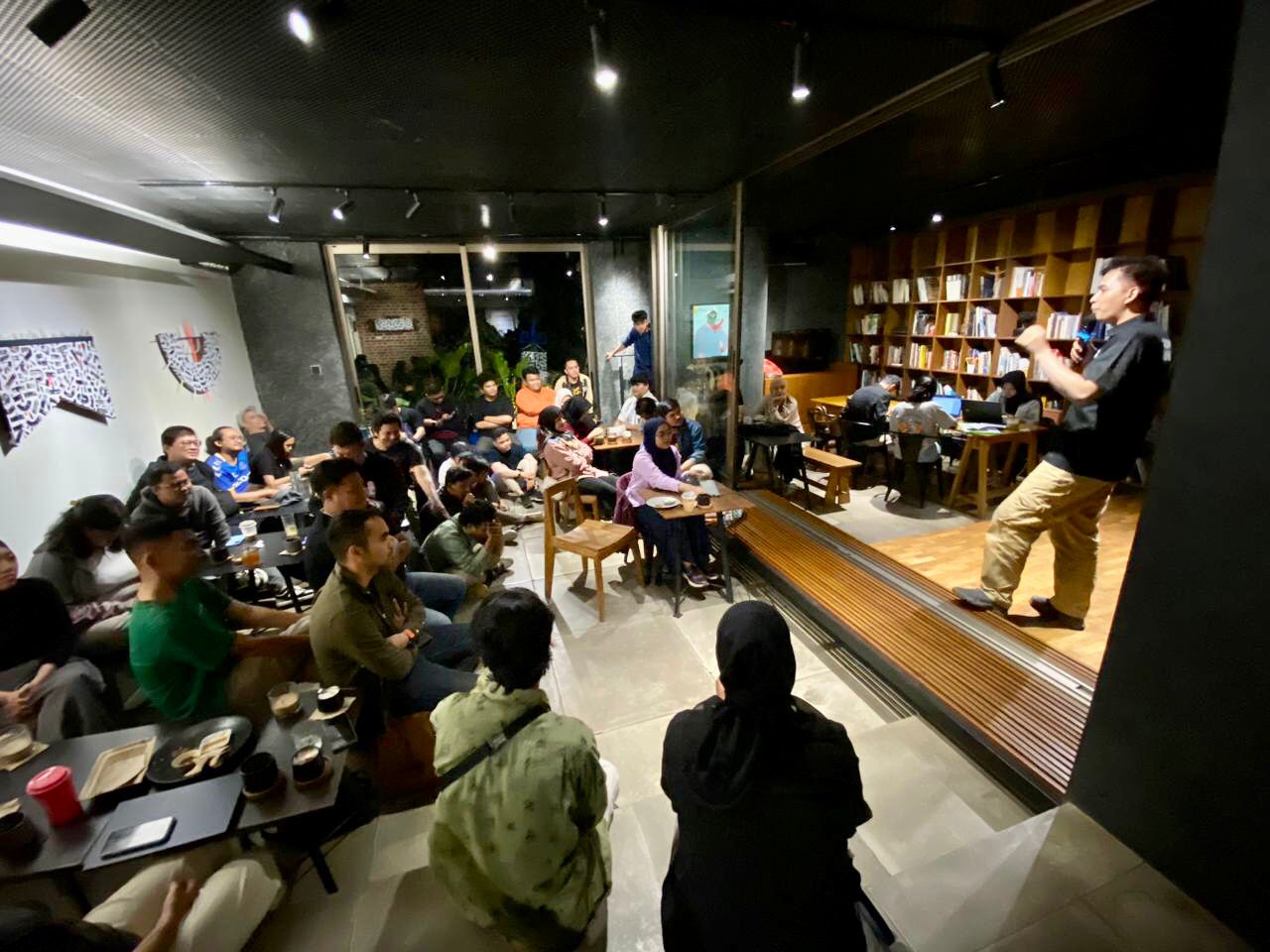 Stand Up Indo Tangsel Lakukan Pemanasan Jelang SUN 2023! Foto : Mg.2 (Jay)