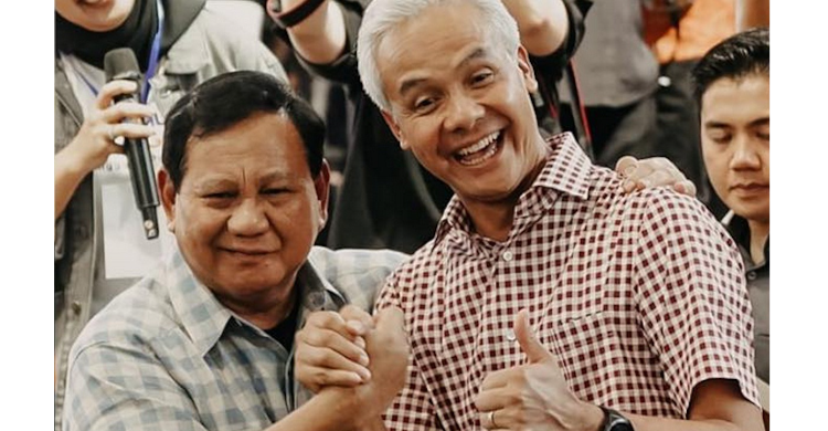 Survei Indikator di Jatim, Ganjar Unggul 10,1 Persen dari Prabowo Foto : Ist