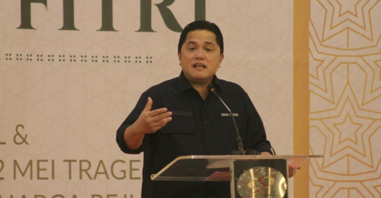 Survei Kepuasan Pimpin PSSI Sangat Tinggi, Erick Makin Top Foto : Ist