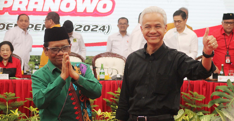 Tak Keluar Duit Sepeser Pun, Mahfud: PDIP Cs Cari Kualitas, Bukan Isi Tas Foto : Ist