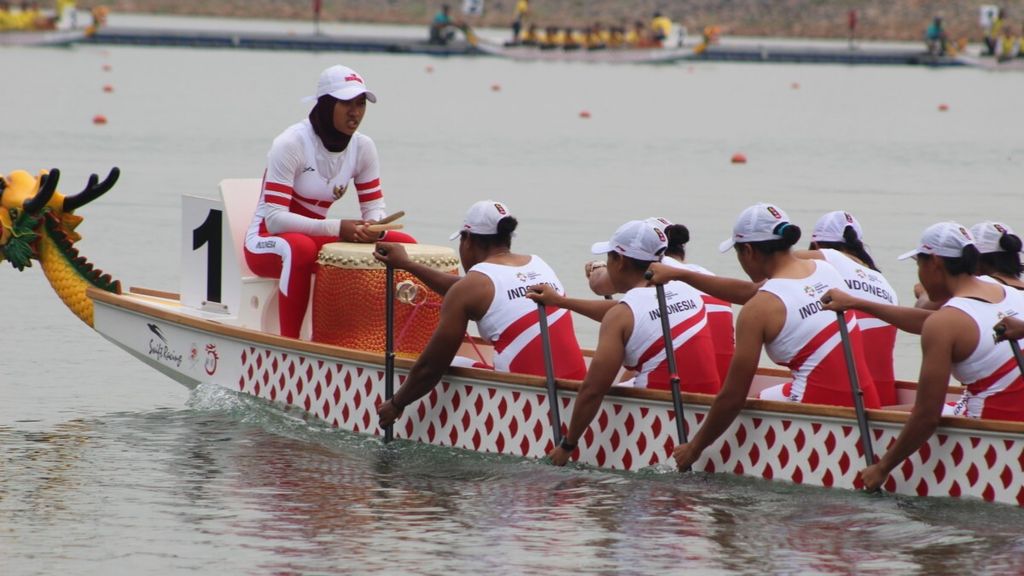 Tim Perahu Naga Indonesia Persembahkan 2 Perak Foto : Ist