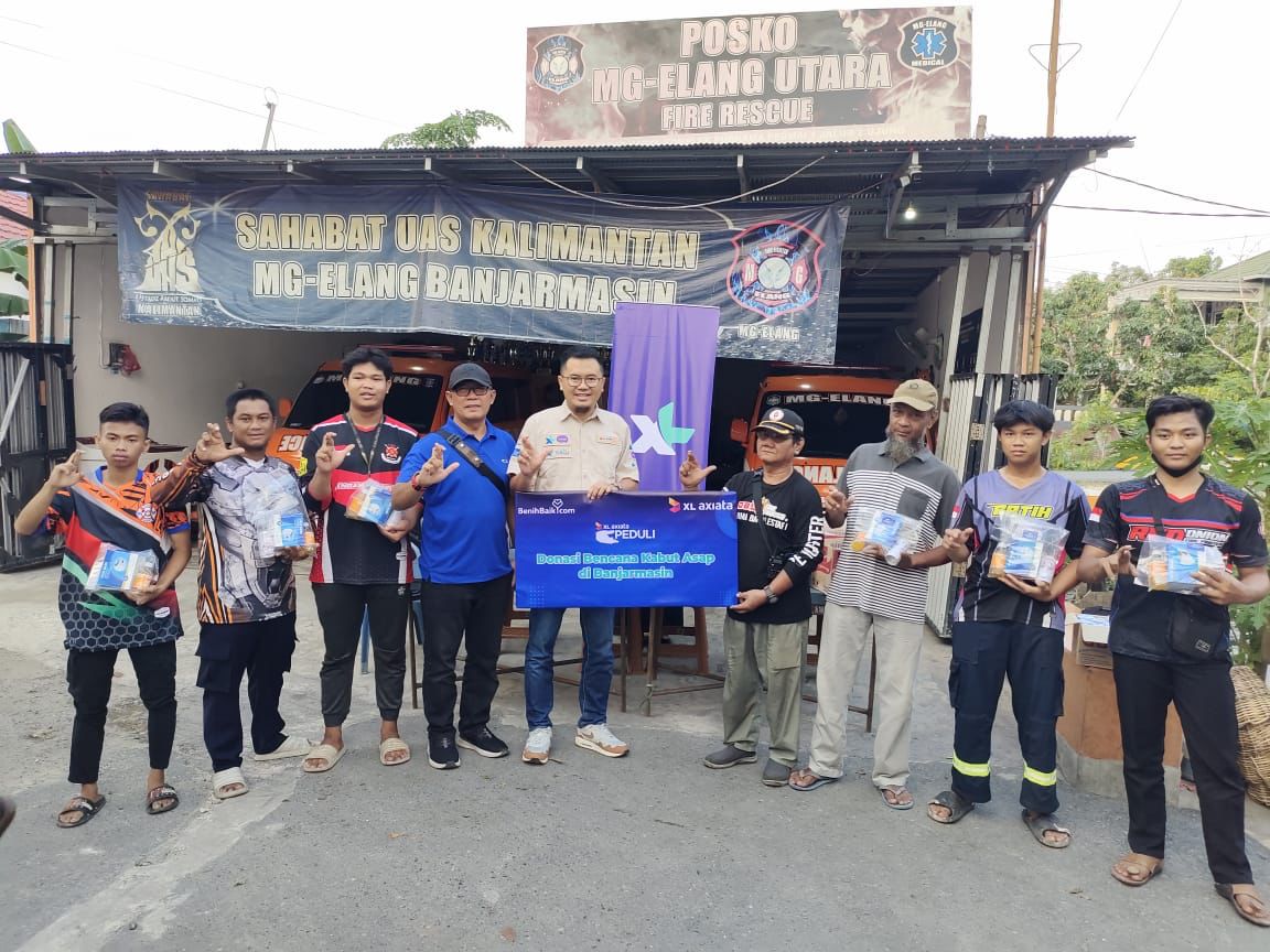 XL Axiata Bantu Korban Kabut Asap di Kalsel XL Axiata Bantu Korban Kabut Asap di Kalsel. (Ist)