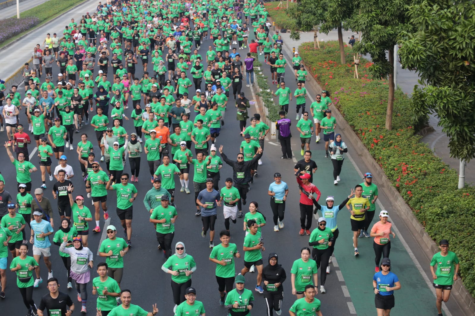 13.000 Peserta Ramaikan MILO ACTIV Indonesia Race 2023 Jakarta Series Foto : Ist