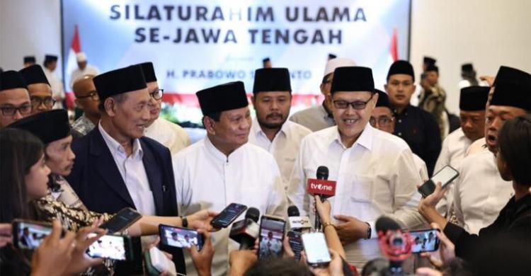 57 Ulama Jateng Deklarasi Dukungan Ke Prabowo Di Jakarta, Ini Alasannya Foto : Ist