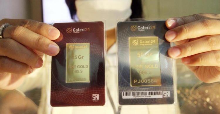 Akhir Pekan, Harga Emas Rp 1.092.000 Per Gram Foto : Ist