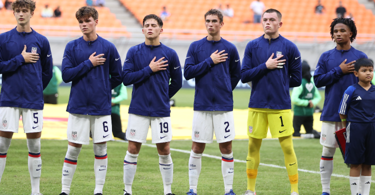 Amerika Serikat dan Prancis Lolos 16 Besar Skuad Timnas U-17 Amerika Serikat. Foto : Ist