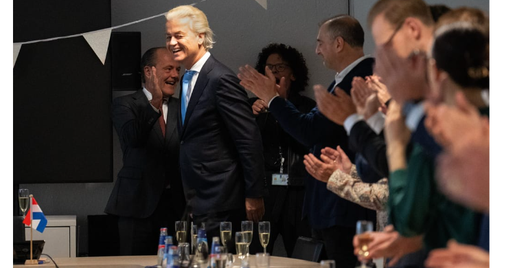 Asbun Bilang Pindahin Aja Rakyat Palestina Ke Yordania Wilders dan para pendukungnya. Foto : Ist