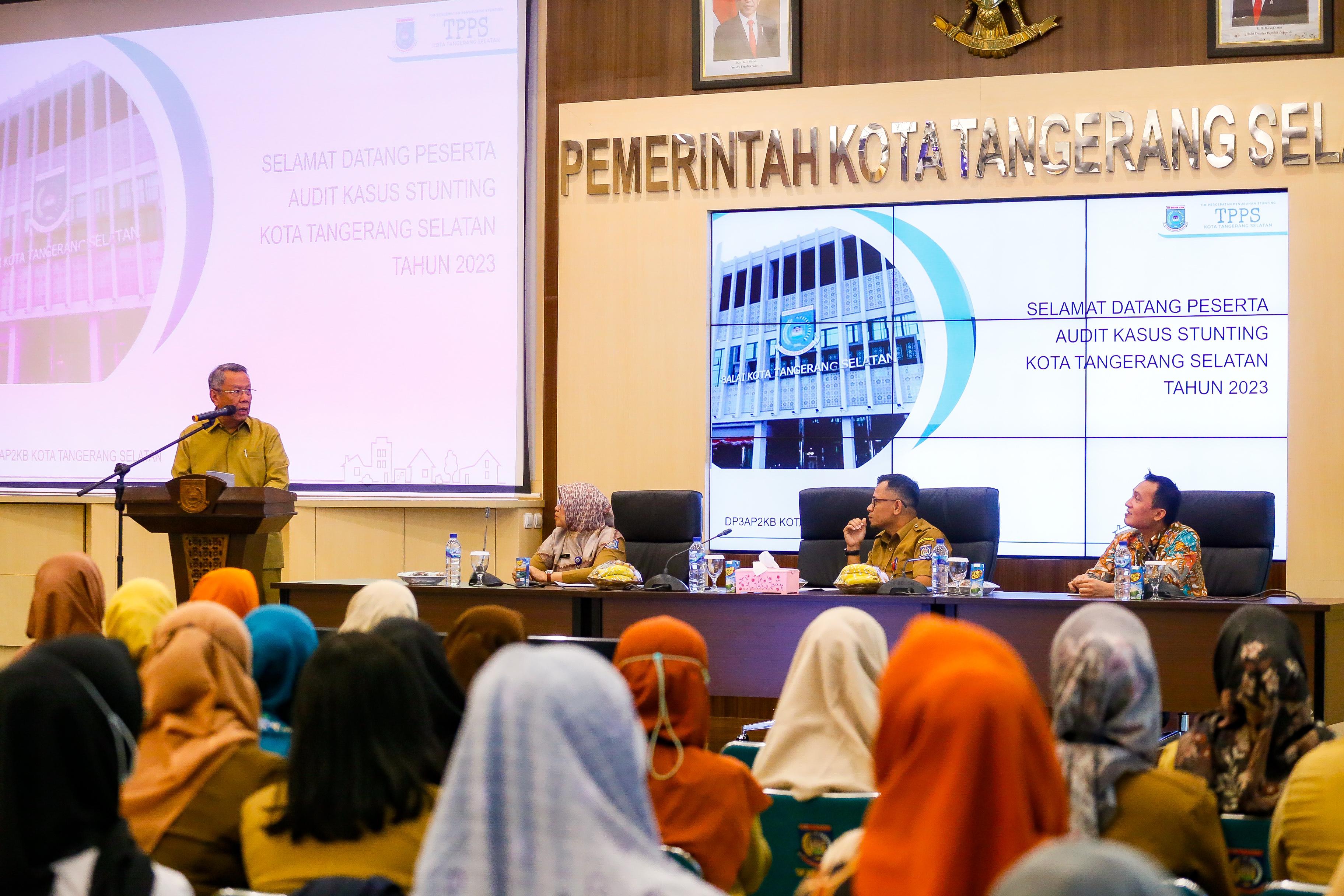 Audit Kasus Stunting di Tangsel, Benyamin Targetkan Tekan Hingga 7 Persen Foto : Ist