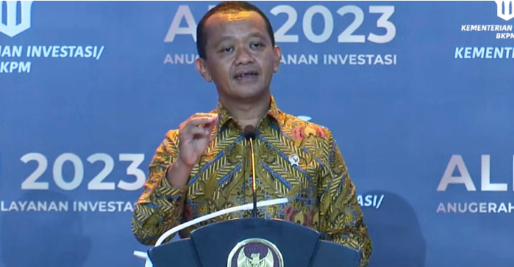 Bahlil Soal 2024 Target Investasi 1.650 T Foto : Ist