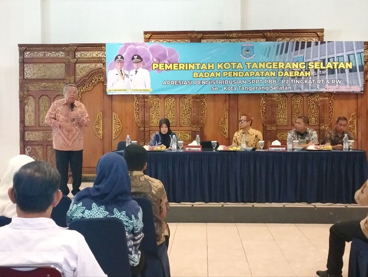 Bantu Genjot Target Realisasi PBB, RT RW se-Tangsel Diguyur Bonus Foto : Ist