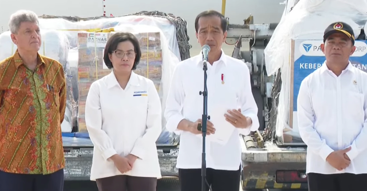 Bantuan Palestina Dikirim Lagi Foto : Setpres