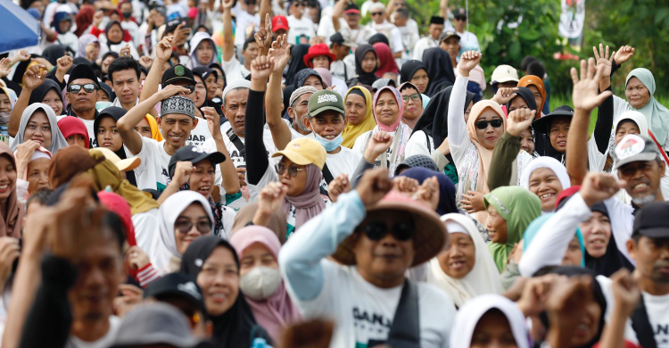 Bareng Ribuan Warga Sleman, Santrine Abah Ganjar Peringati Hari Lahir Ke-1 Tahun Foto : Ist