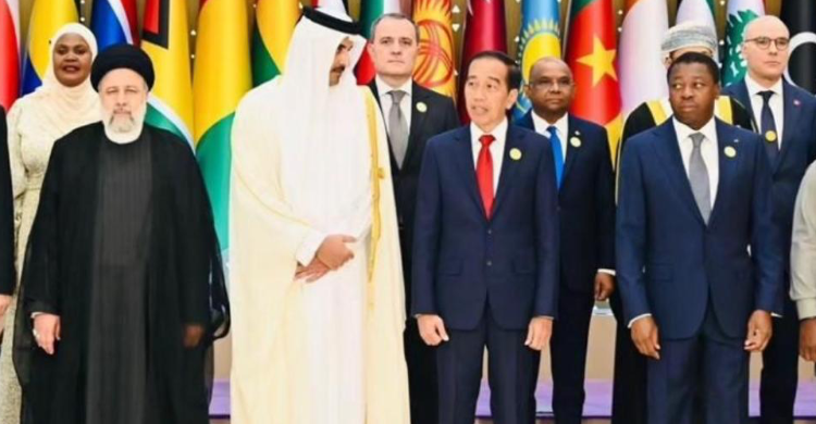 Bela Palestina Di Konferensi OKI, Jokowi Keras Ke Israel Foto : Ist