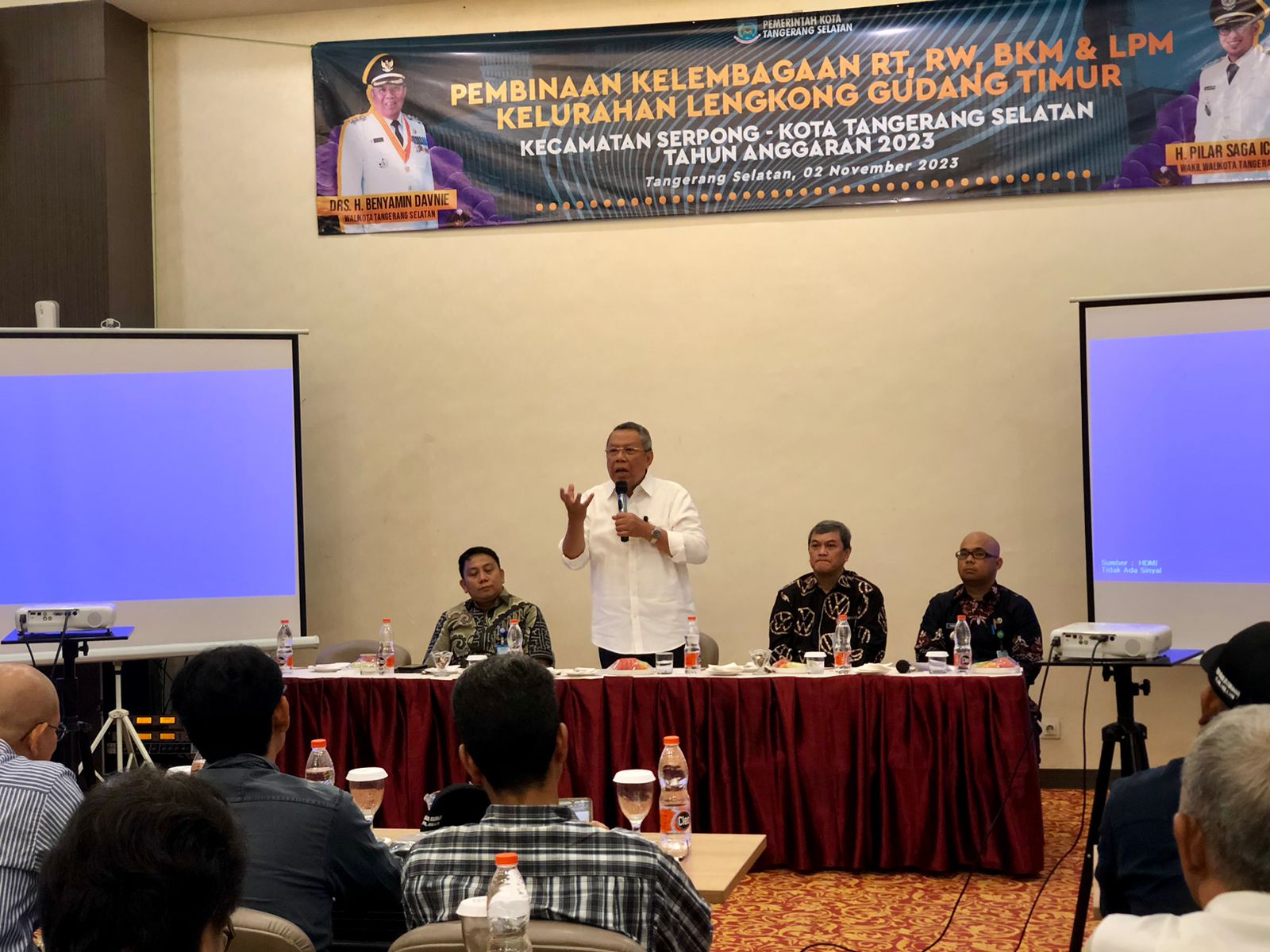 Benyamin Davnie Dorong Peran Aktif RT dan RW dalam Pembangunan Tangsel Foto : Mg.2