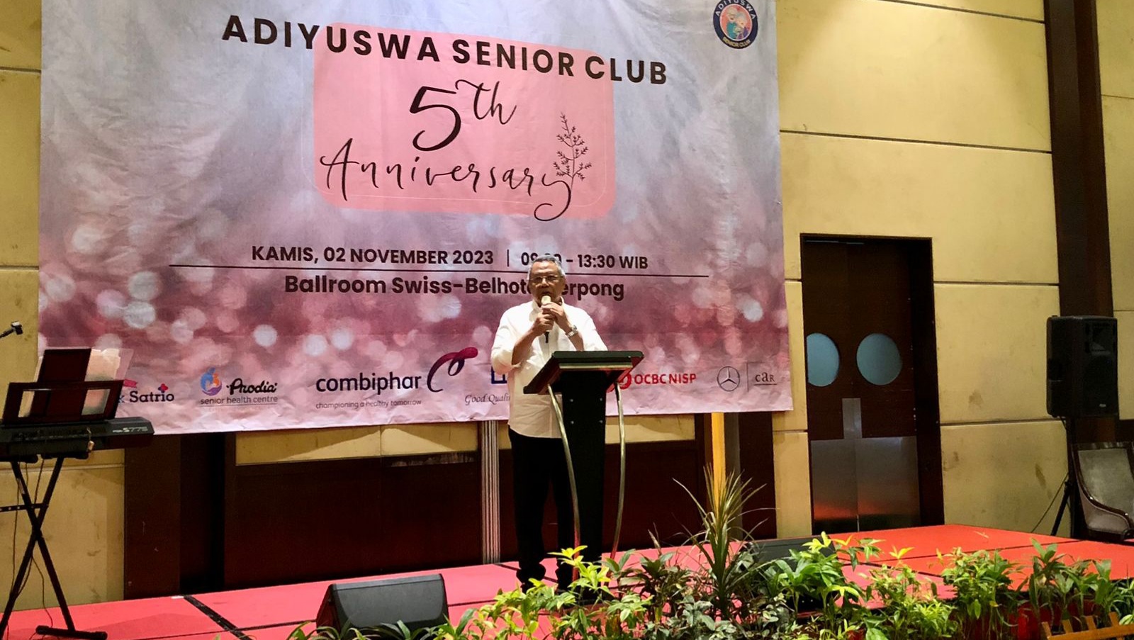 Benyamin Davnie Rayakan HUT ke-5 Adiyuswa Senior Club Foto : Mg.2