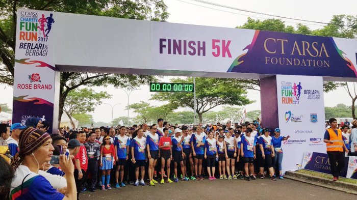 CT ARSA Charity Fun Run 2023 Pecahkan Rekor MURI! Foto : Ist