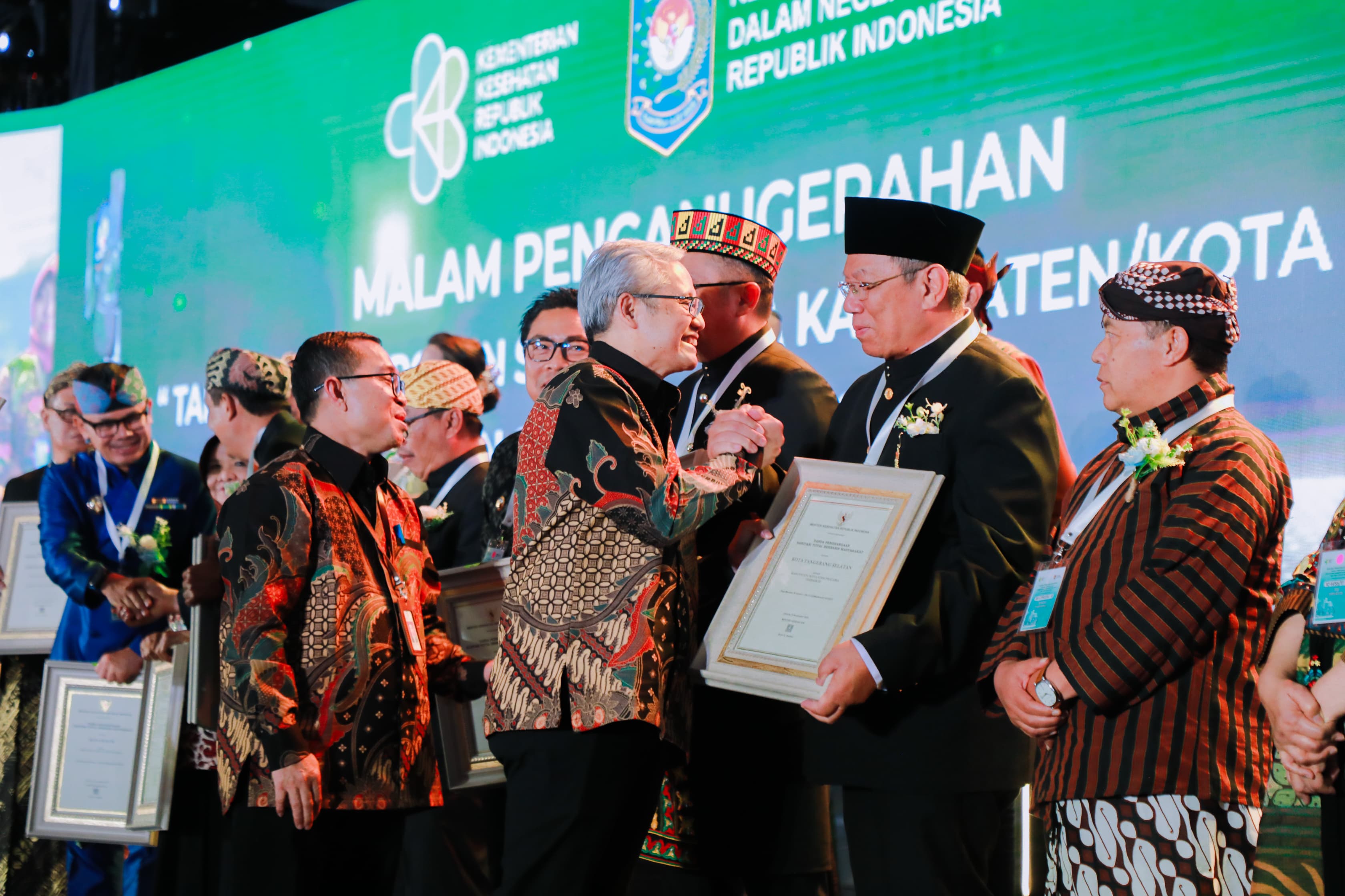 Dorong Warga Terapkan Pola Hidup Sehat, Tangsel Raih Penghargaan STBM Award 2023 Foto : Ist