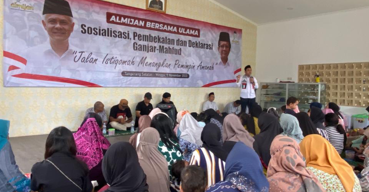 Galang Dukungan Masyarakat Tangsel, Almijan: Ganjar-Mahfud Pilihan Akal Sehat Foto : Ist