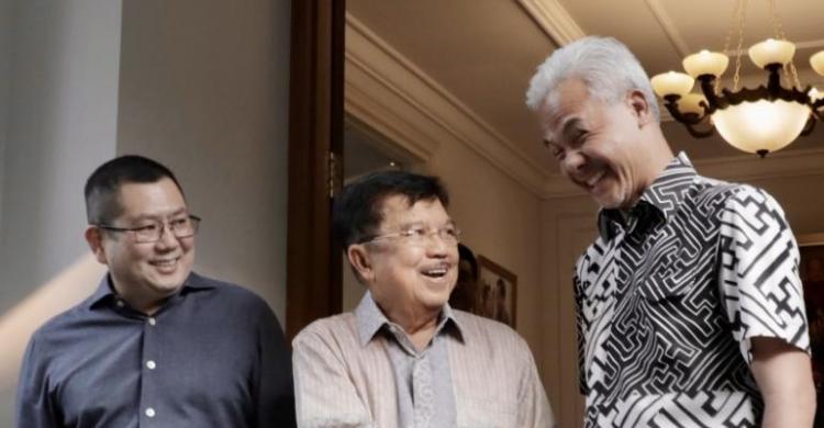Geger! Ganjar Temui Jusuf Kalla Bareng Ketum Parpol Dan Ketua TPN, Ini Tujuannya Foto : Ist