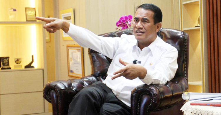 Genjot Produksi Nasional Dan Tekan Impor Beras Menteri Pertanian Andi Amran. Foto : Ist