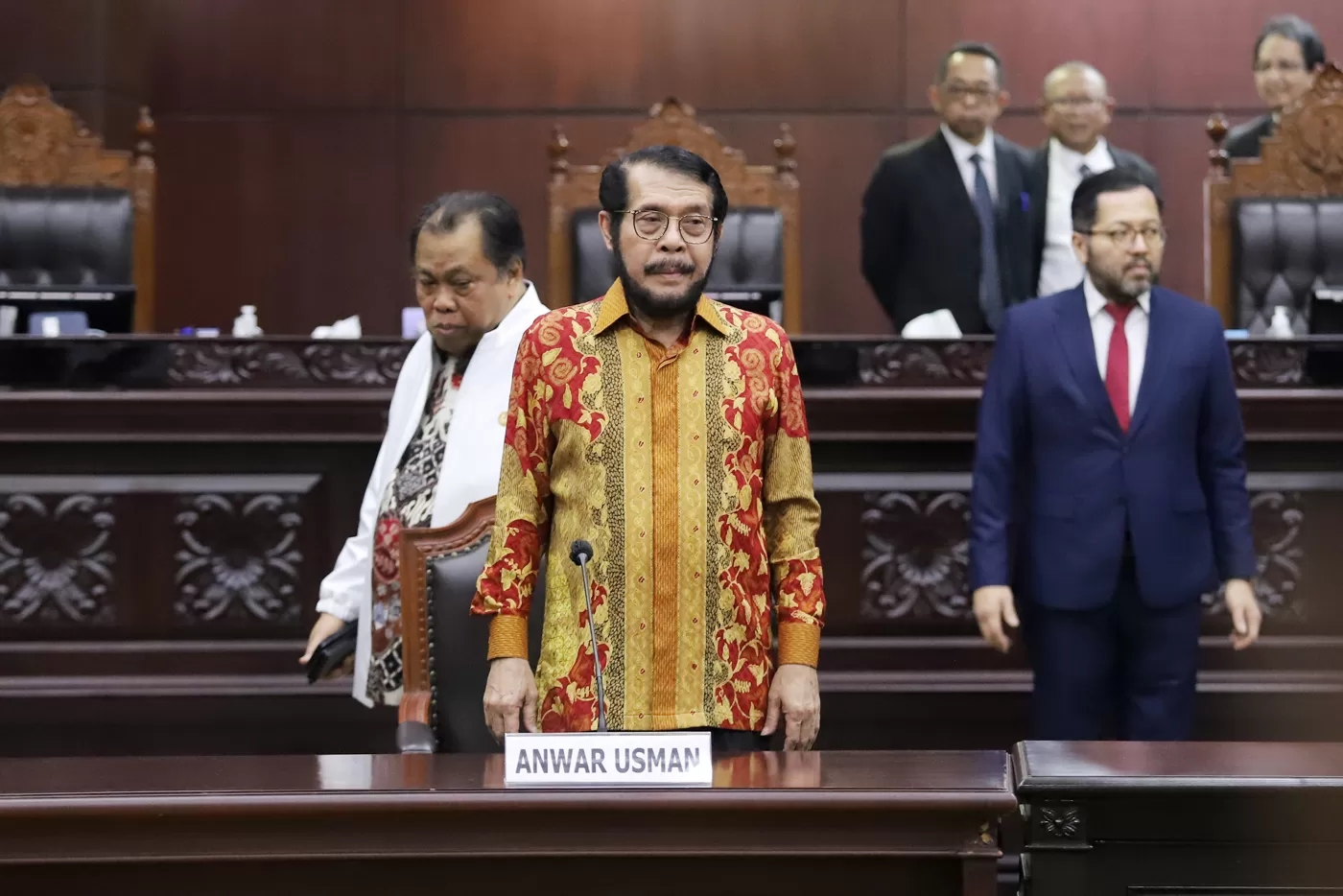 Gugat Pengangkatan Ketua MK, Anwar Usman Belum Legowo Foto : Ist