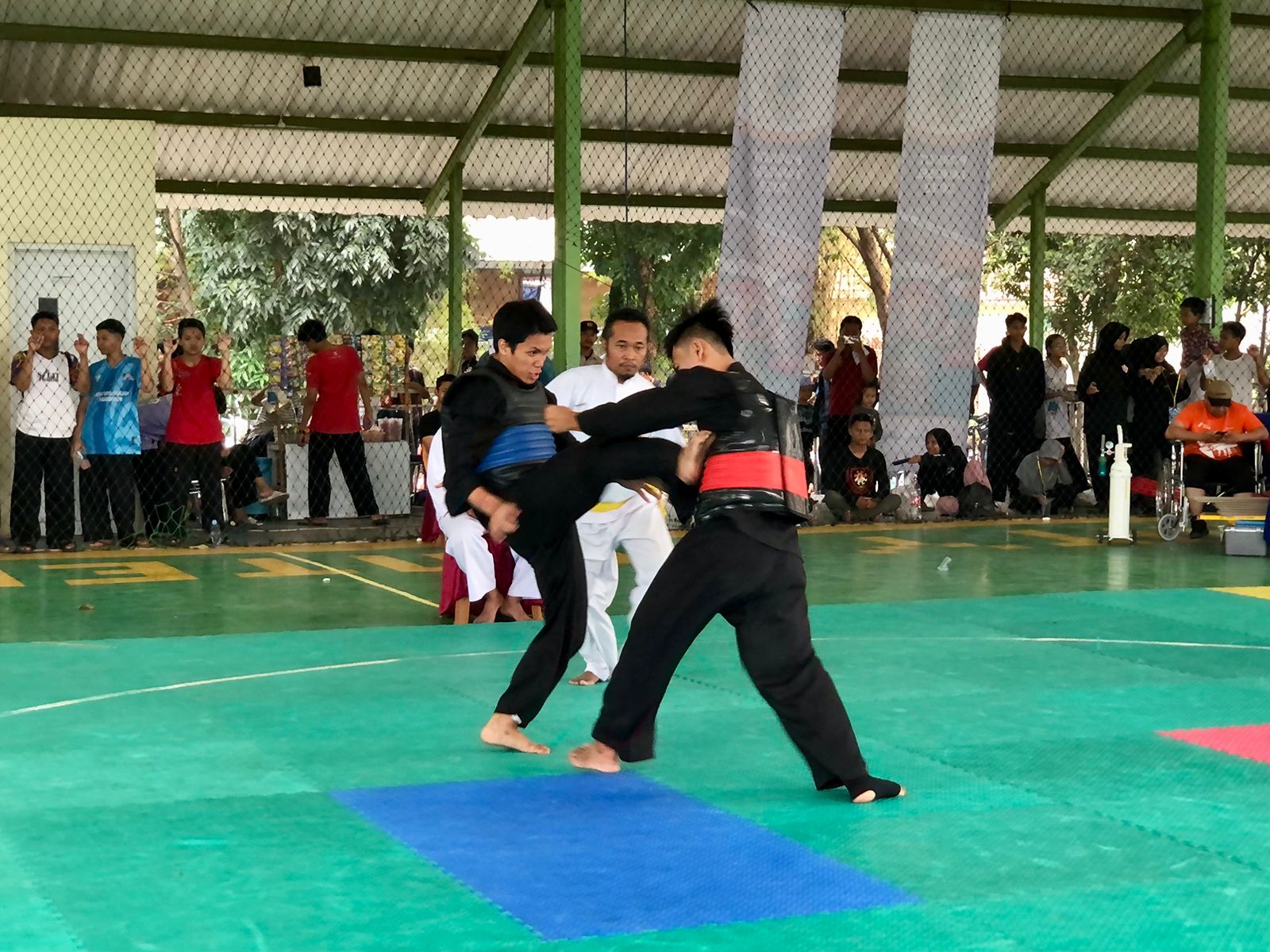 Hari Pertama Pencak Silat Porkot Tangsel 2023, 86 Atlet Bertarung! Foto : Mg.2 (Jay)