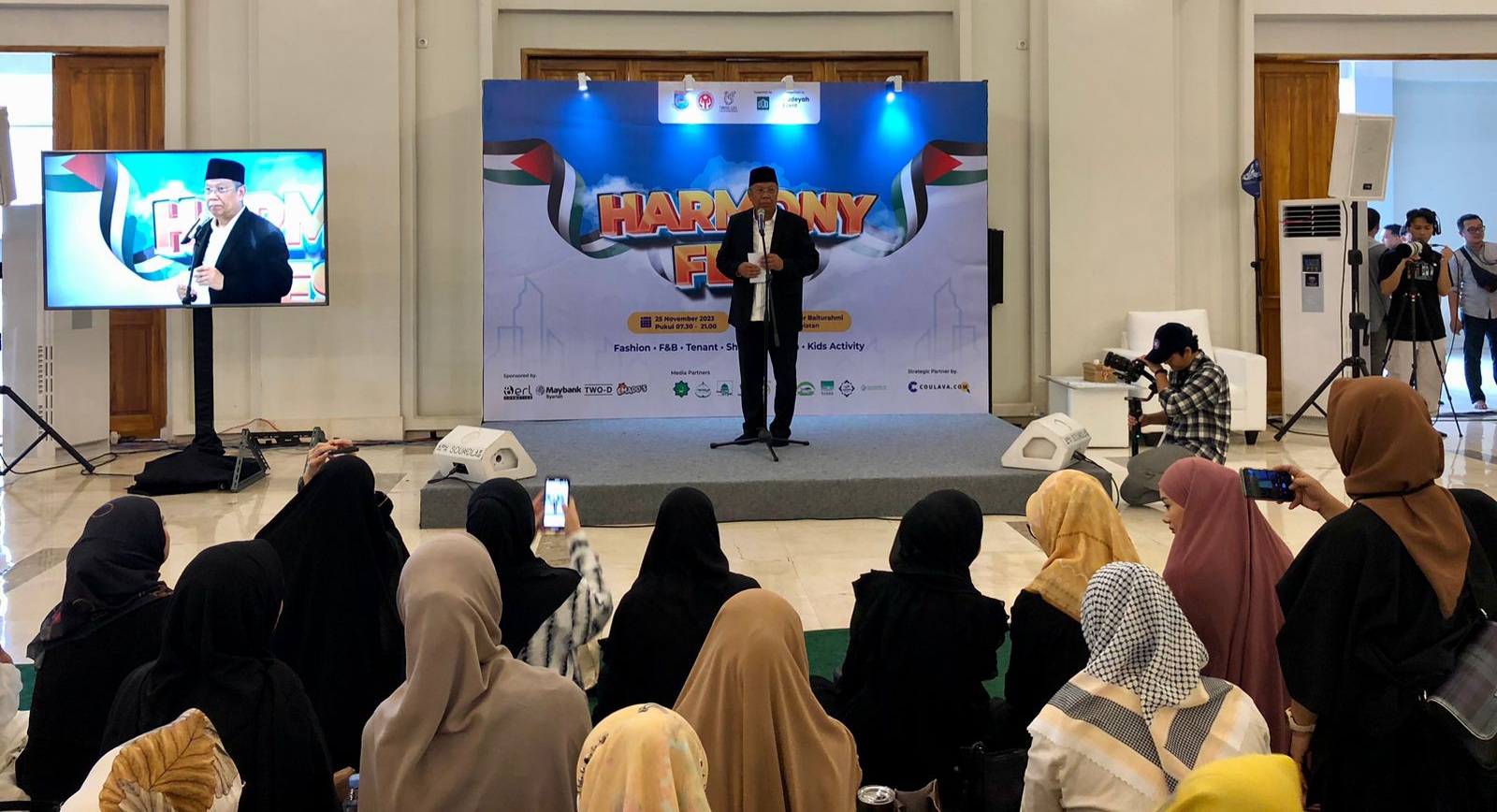 Harmony Fest 2023, Benyamin: Mari Kita Terus Gelorakan Perspektif Islam! Foto : Mg.2 (Jay)