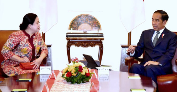 Ketemu Jokowi Pasca Gibran Jadi Cawapres Prabowo, Puan: Lancar, Nyaman... Foto : Ist