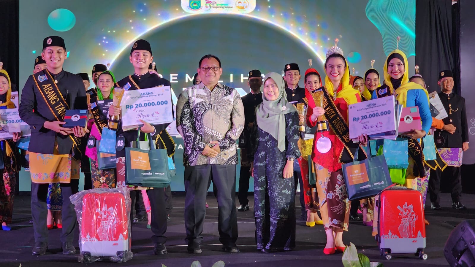 Kisah Perjalanan Alfan dan Hanna, Didaulat Jadi Abang Nona Kota Tangsel 2023 Foto : Ist