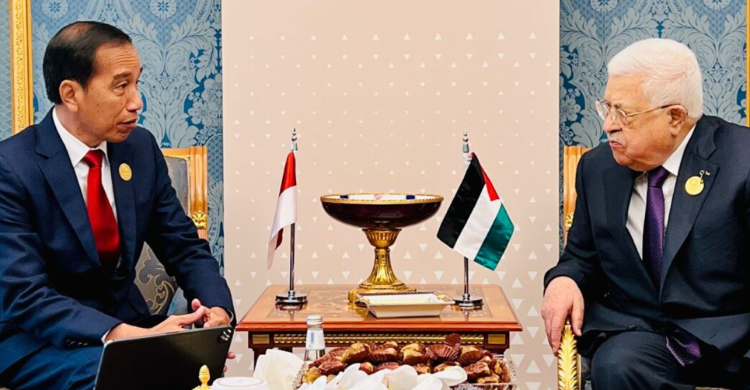 Mahmoud Abbas Hargai Dukungan RI Foto : Setpres