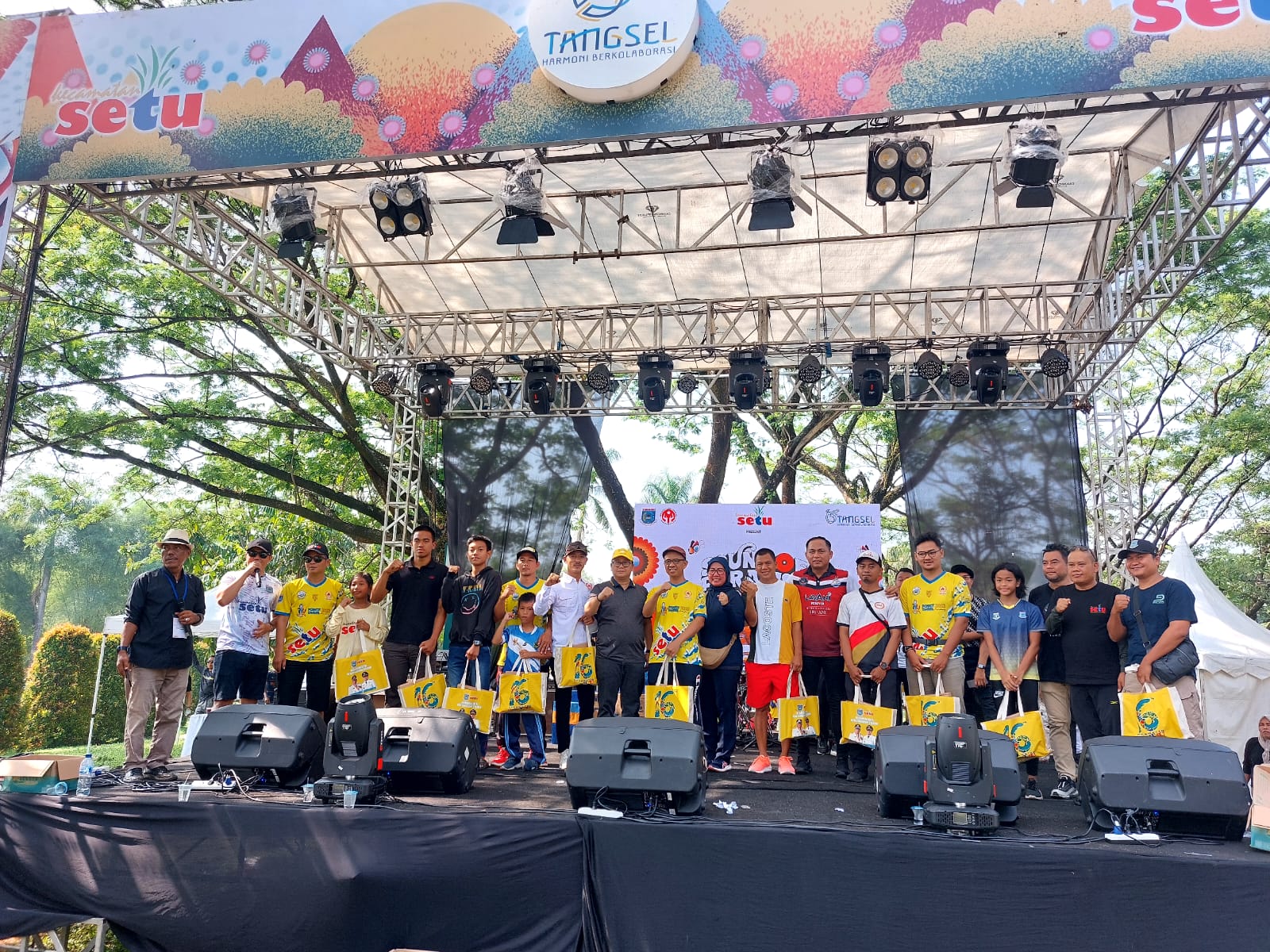 Menengok Keseruan Semarak Perayaan HUT ke-15 Tangsel di Kecamatan Setu Foto : Rahman