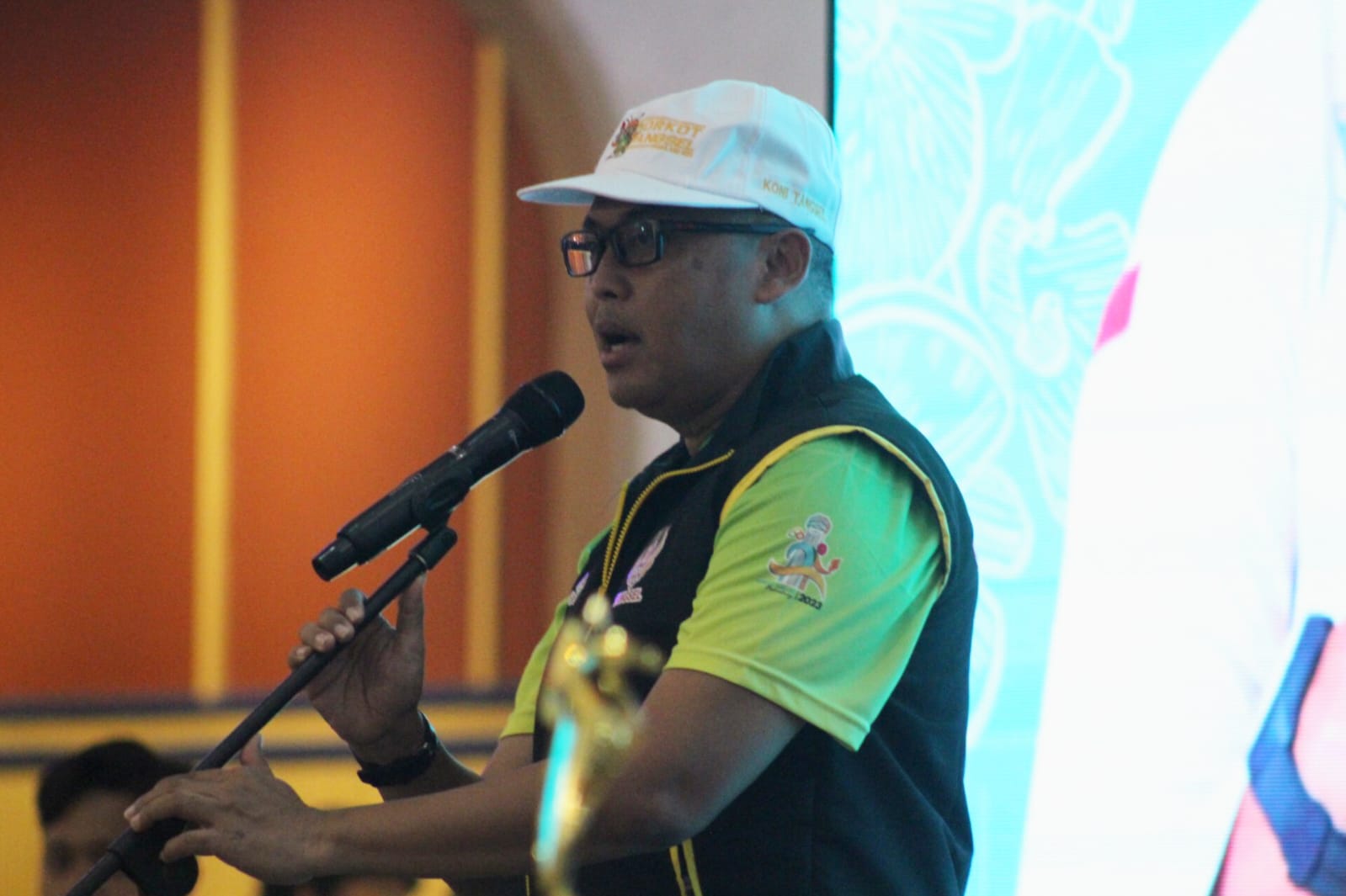 Pembukaan Porkot Tangsel 2023 Diguyur Hujan, Hamka: Alhamdulillah Anugerah Foto : Gema