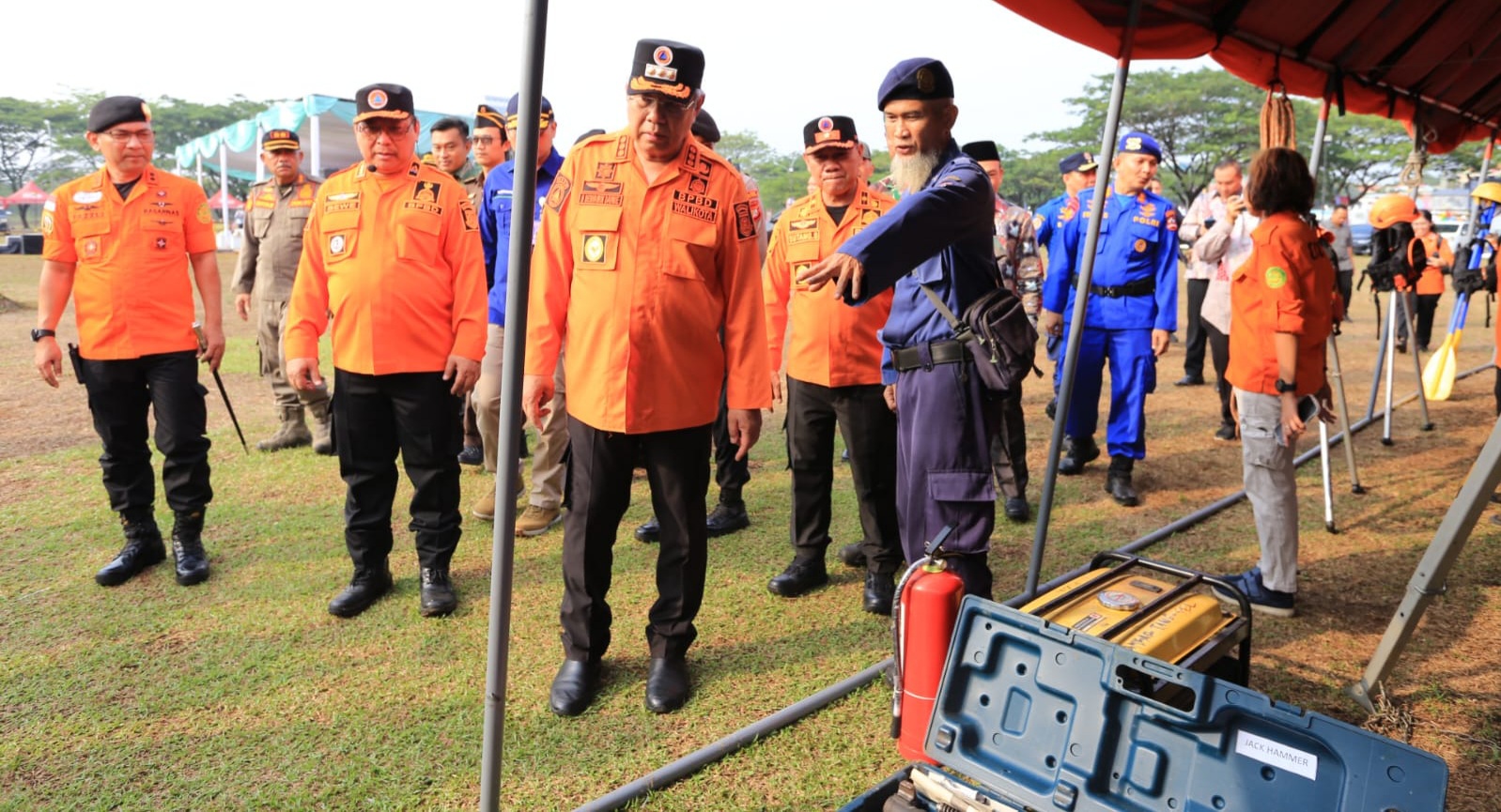 Siaga Hadapi Musim Hujan, BPBD Tangsel Gelar Pasukan Foto : Ist