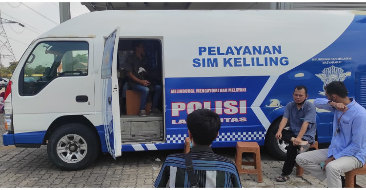 SIM Keliling Tangerang Kota Kamis 30 November, Cek Di Sini Lokasinya Foto : Ist