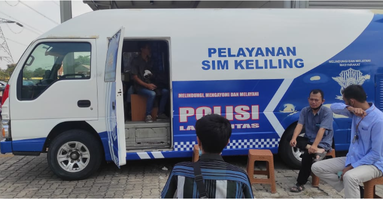 SIM Keliling Tangerang Kota Rabu 29 November, Hadir Di 2 Lokasi Foto : Ist