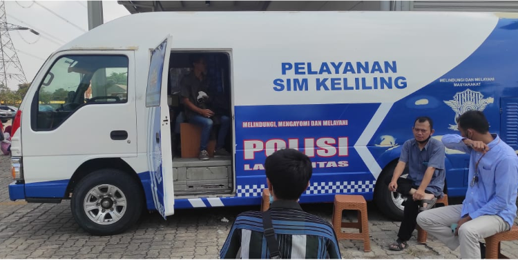 SIM Keliling Tangerang Kota Selasa 14 November, Cek Di Sini Lokasinya Foto : Ist