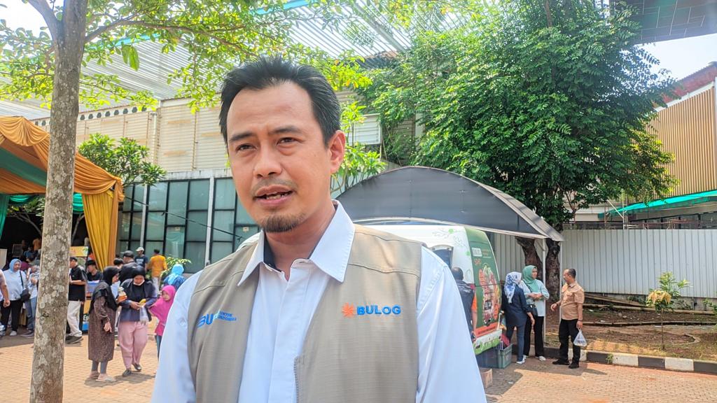 Stok Beras Untuk Tangsel Aman Hingga 2024 Kepala Bulog Regional Tangerang, Omar Syarif.