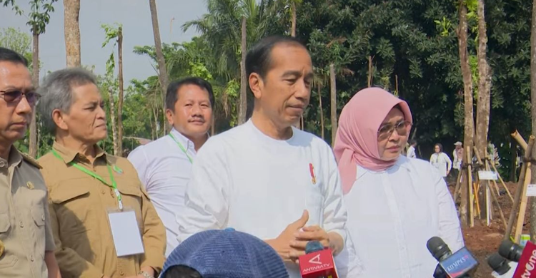 Tanggapi Capres Anies Baswedan Foto : Setpres