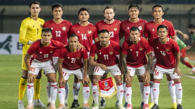 Wajib Menang, Sandy Walsh Ungkap Permintaan dari Shin Tae-yong Jelang Lawan Filipina. Pasukan Timnas Senior Indonesia. Foto : Ist