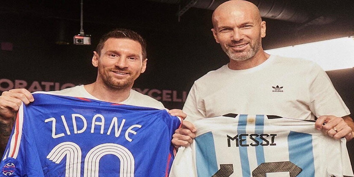 Zidane Ngefans Lionel Messi Foto : Ist