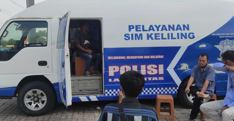 2 Lokasi SIM Keliling Tangerang Kota Jumat 15 Desember Foto : Ist