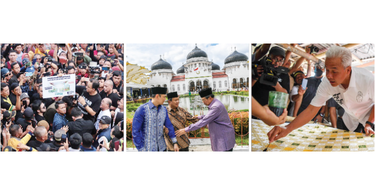 Aktifitas Para Capres Di Libur Natal Foto : Ist